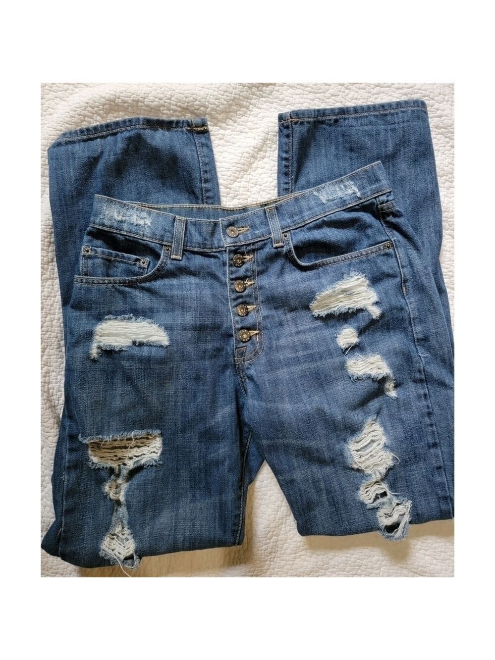 Carmar Distressed Jeans - Picture 3 of 8